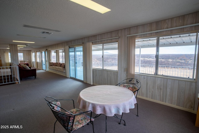 sunroom with a healthy amount of sunlight