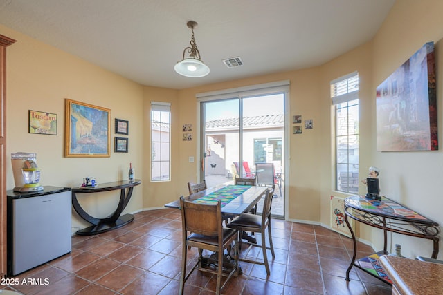 view of dining space