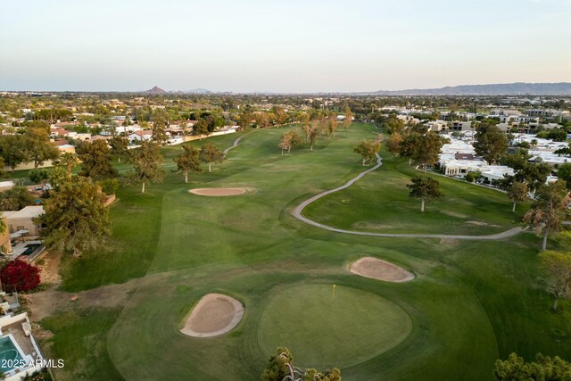 3033 E Claremont Ave, Phoenix, AZ 85016 - bird's eye view with golf course view and a mountain view