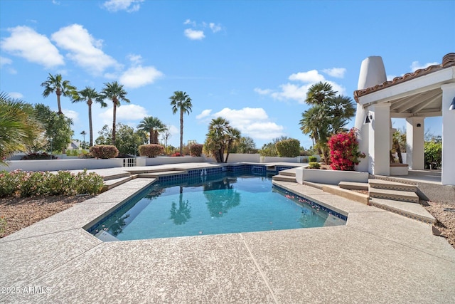 10541 E Windrose Dr, Scottsdale, AZ 85259 - pool featuring a patio area
