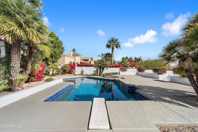 10541 E Windrose Dr, Scottsdale, AZ 85259 - view of swimming pool with fence and a fenced in pool