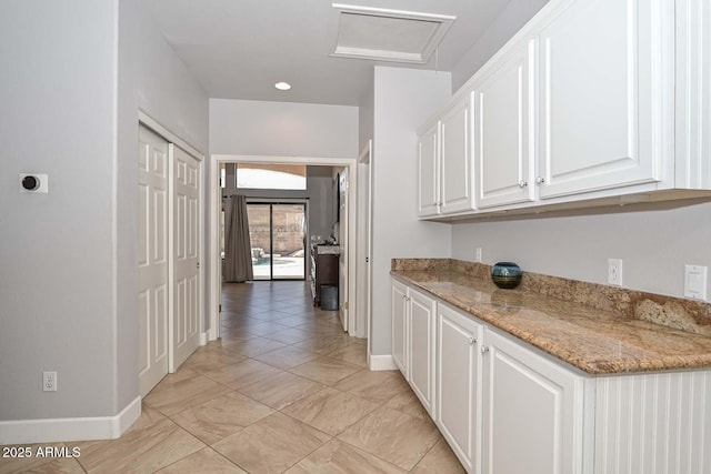 1623 E Runion Dr, Phoenix, AZ 85024 - hallway with attic access and baseboards