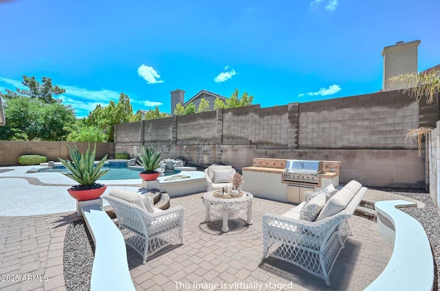 1623 E Runion Dr, Phoenix, AZ 85024 - fenced backyard featuring a patio