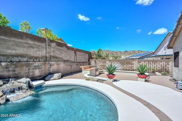 1623 E Runion Dr, Phoenix, AZ 85024 - view of pool with a patio and a fenced backyard