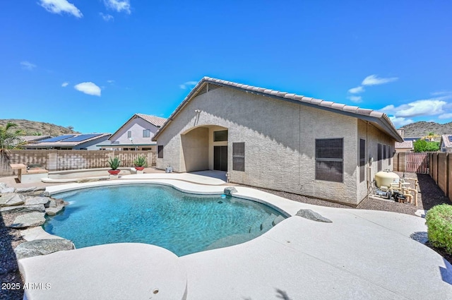 1623 E Runion Dr, Phoenix, AZ 85024 - view of pool with a patio and a fenced backyard