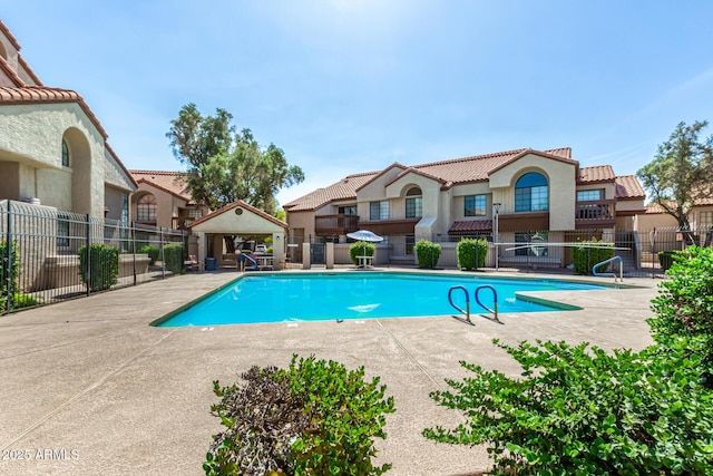 839 S Westwood Unit 287, Mesa, AZ 85210 - community pool featuring a patio area and a gazebo