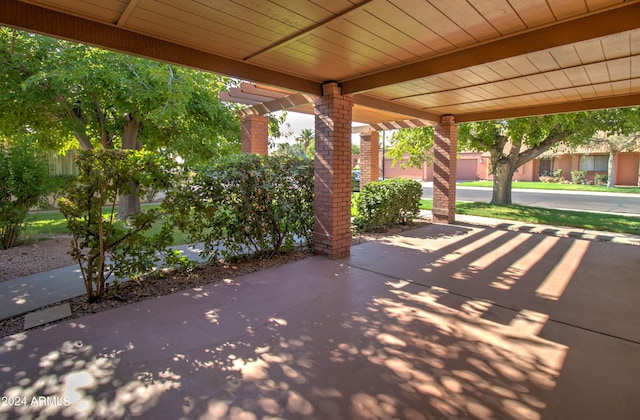 view of patio