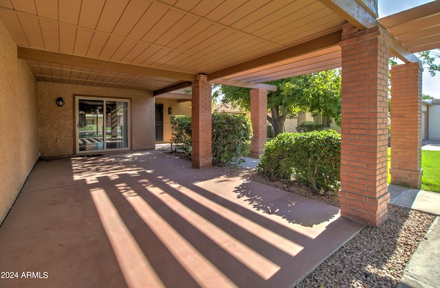 view of patio