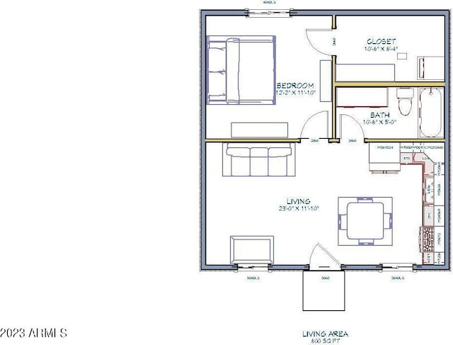 2060 E Quartz St, Mesa, AZ 85213 - home floor plan