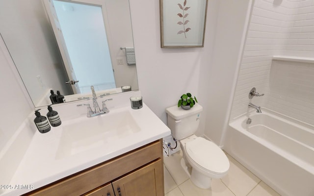 12550 W Luxton Ln, Avondale, AZ 85323 - bathroom with vanity, shower / bath combination, and tile patterned floors