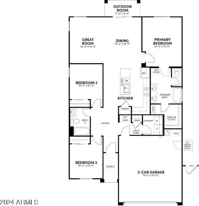 12550 W Luxton Ln, Avondale, AZ 85323 - view of room layout