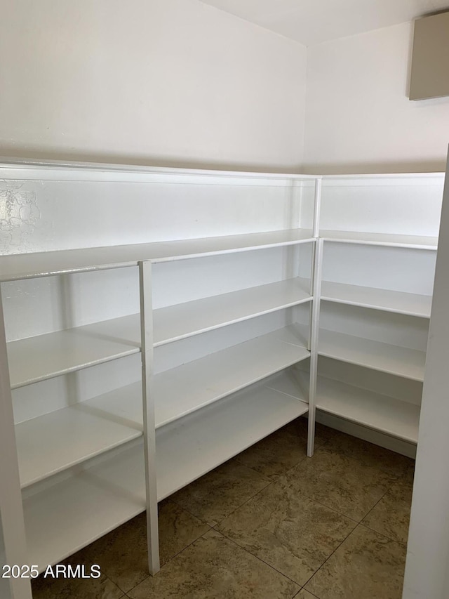 view of storage area