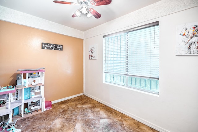 3511 W Allens Peak Dr, San Tan Valley, AZ 85144 - unfurnished room with ceiling fan and baseboards