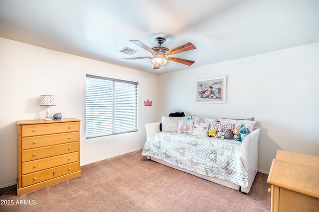3511 W Allens Peak Dr, San Tan Valley, AZ 85144 - carpeted bedroom with a ceiling fan