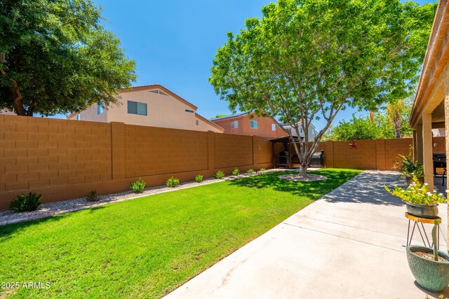 3511 W Allens Peak Dr, San Tan Valley, AZ 85144 - view of yard featuring a patio area