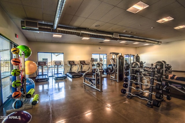 3511 W Allens Peak Dr, San Tan Valley, AZ 85144 - workout area with plenty of natural light