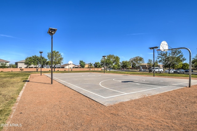 3511 W Allens Peak Dr, San Tan Valley, AZ 85144 - view of basketball court with community basketball court