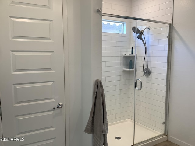full bath with a stall shower