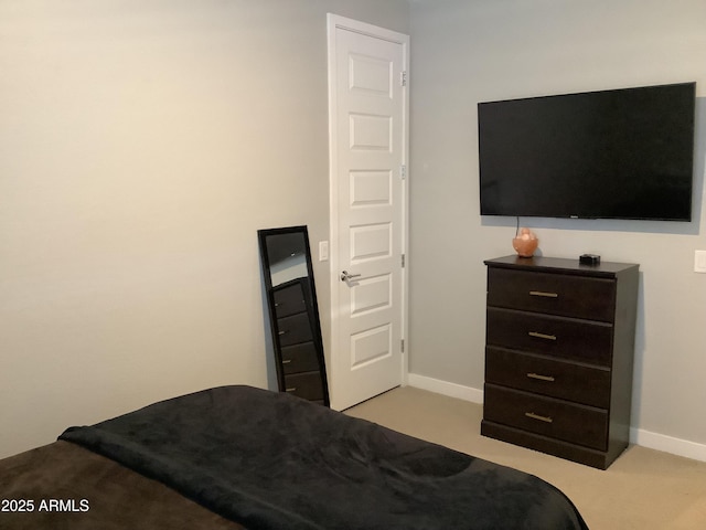 bedroom with baseboards