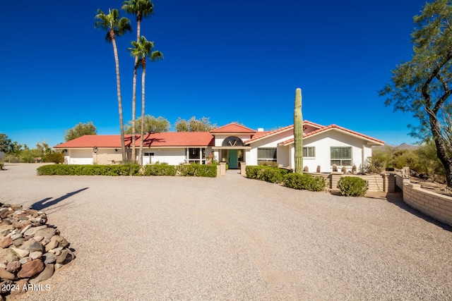 view of front of home