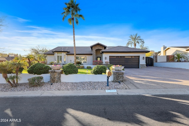 ranch-style house with a garage