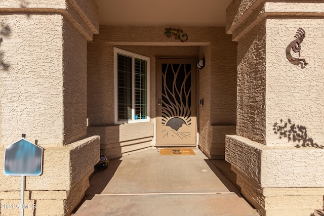 view of entrance to property