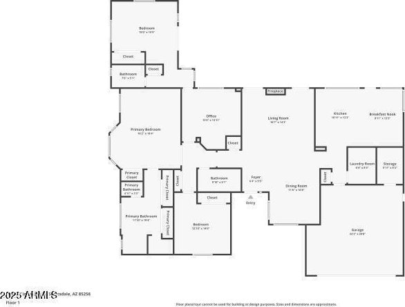 9915 E Cinnabar Ave, Scottsdale, AZ 85258 - view of layout