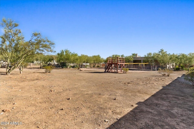 view of jungle gym