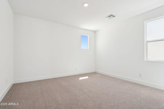 10253 E Ursula Ave, Mesa, AZ 85212 - empty room featuring baseboards, light carpet, and recessed lighting
