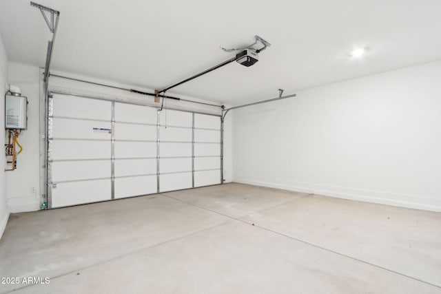 10253 E Ursula Ave, Mesa, AZ 85212 - garage with a garage door opener and tankless water heater
