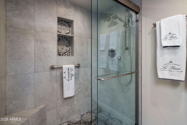full bath with a stall shower