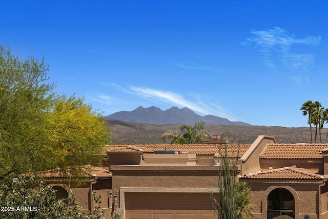 view of mountain background