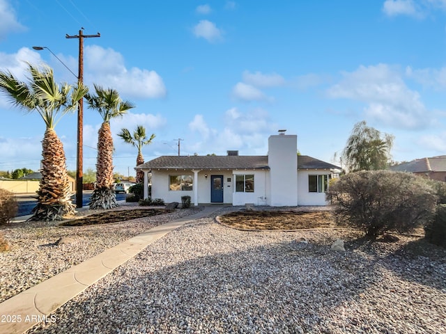 view of ranch-style home