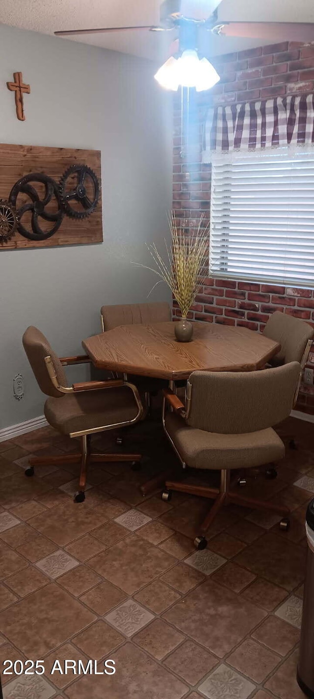 view of dining room