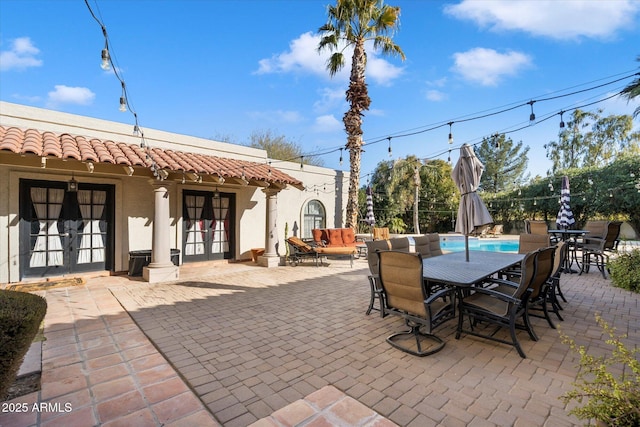 view of patio / terrace with french doors