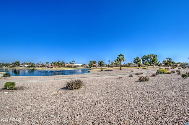 view of water feature