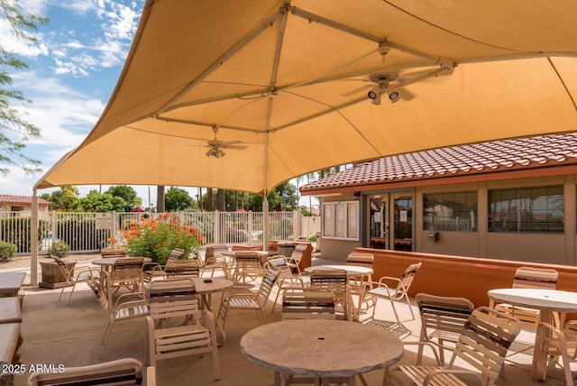 view of patio