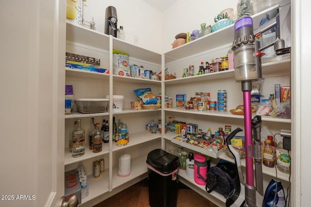 view of pantry