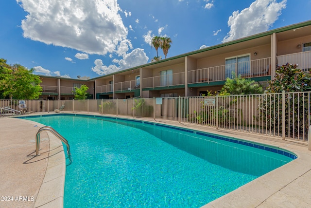 view of pool