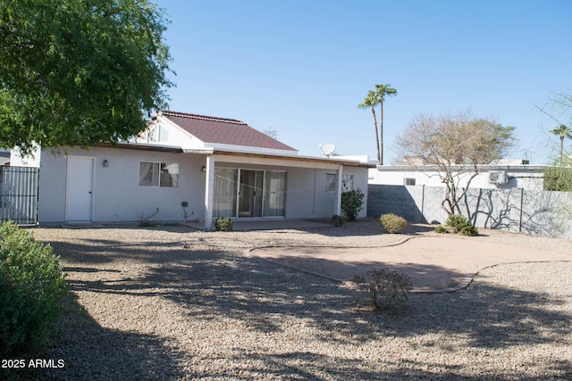 view of back of property