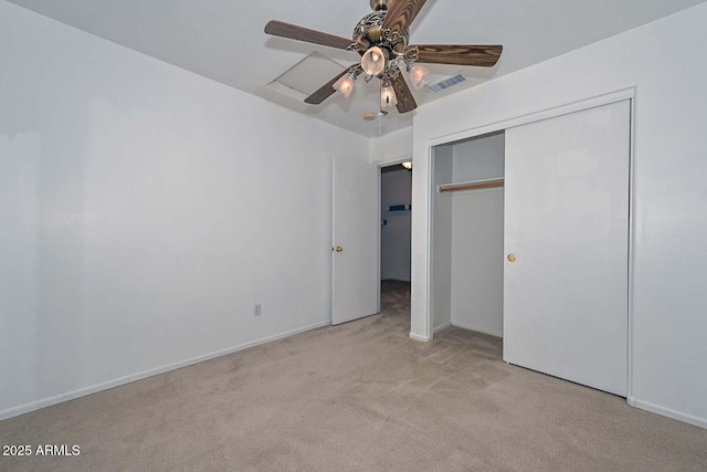 16828 W Windermere Way, Surprise, AZ 85374 - unfurnished bedroom featuring carpet floors, a closet, and ceiling fan