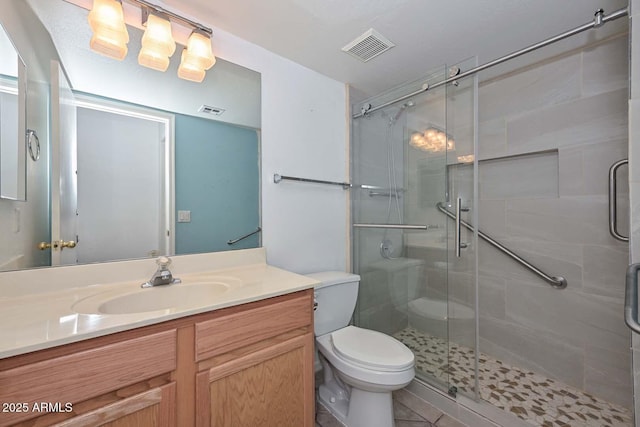 16828 W Windermere Way, Surprise, AZ 85374 - bathroom featuring vanity and a stall shower