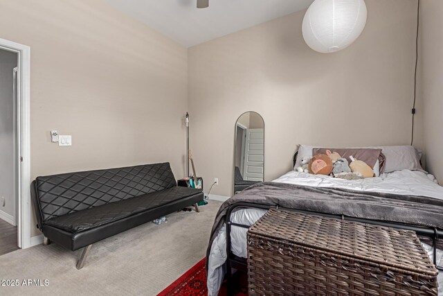 12035 S 186th Ave, Goodyear, AZ 85338 - carpeted bedroom with baseboards and a ceiling fan