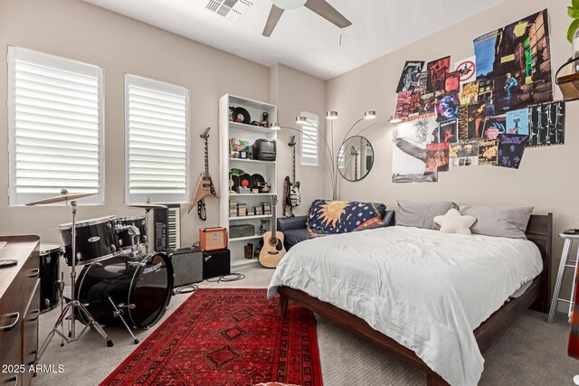 12035 S 186th Ave, Goodyear, AZ 85338 - carpeted bedroom with ceiling fan