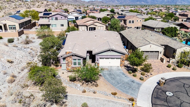 12035 S 186th Ave, Goodyear, AZ 85338 - aerial view of residential area featuring mountains