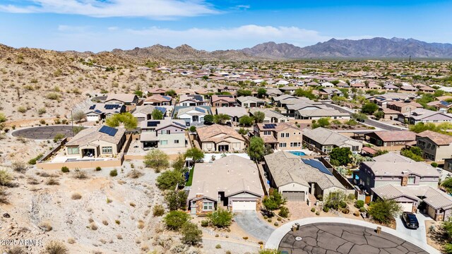 12035 S 186th Ave, Goodyear, AZ 85338 - aerial view of residential area featuring mountains