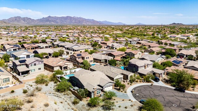 12035 S 186th Ave, Goodyear, AZ 85338 - aerial view of residential area with a mountainous background