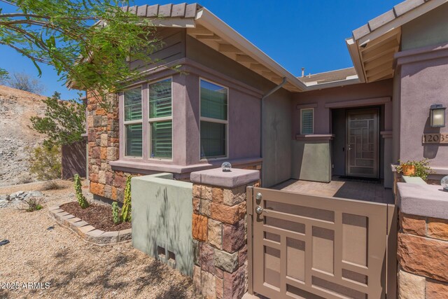 12035 S 186th Ave, Goodyear, AZ 85338 - view of exterior entry featuring stucco siding