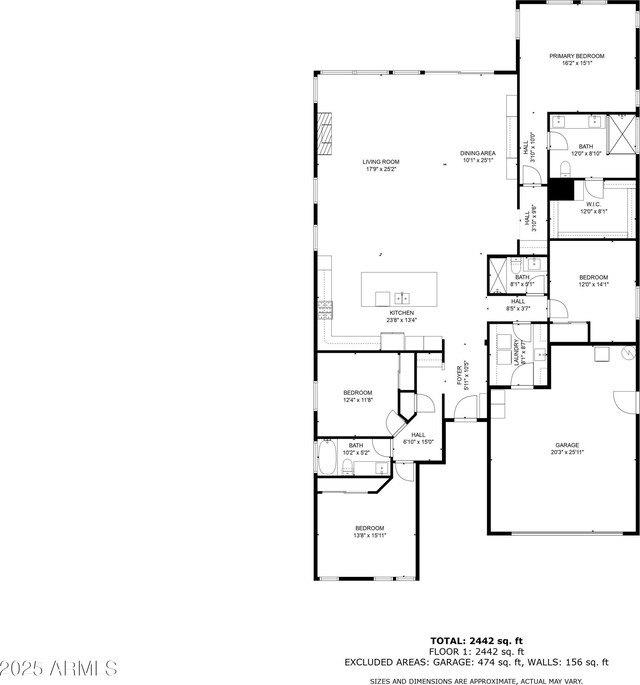 12035 S 186th Ave, Goodyear, AZ 85338 - property floor plan