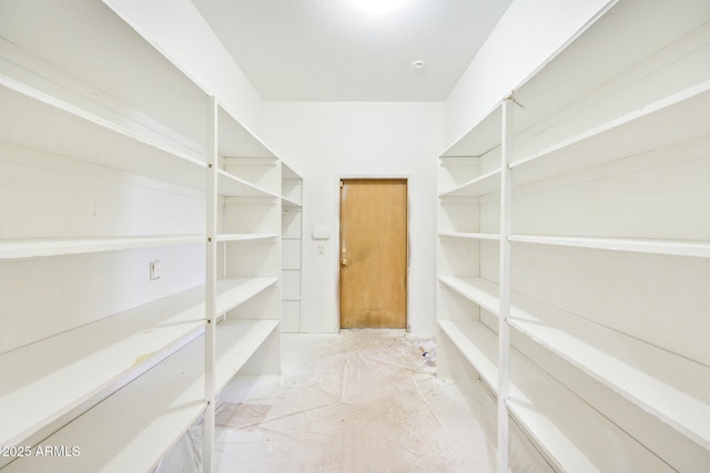 view of pantry